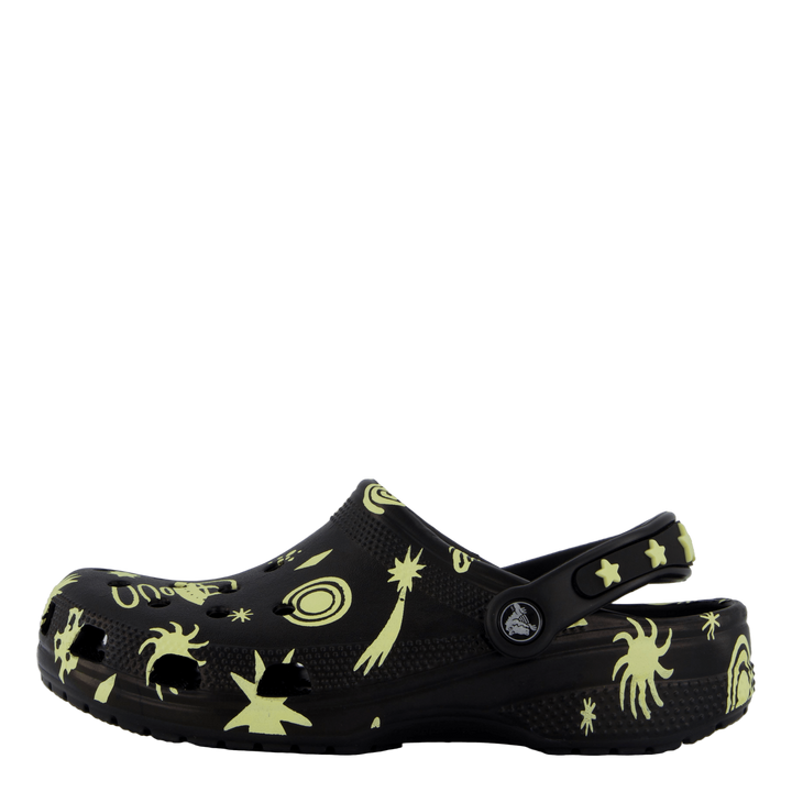 Classic Glow Space Clog K Black