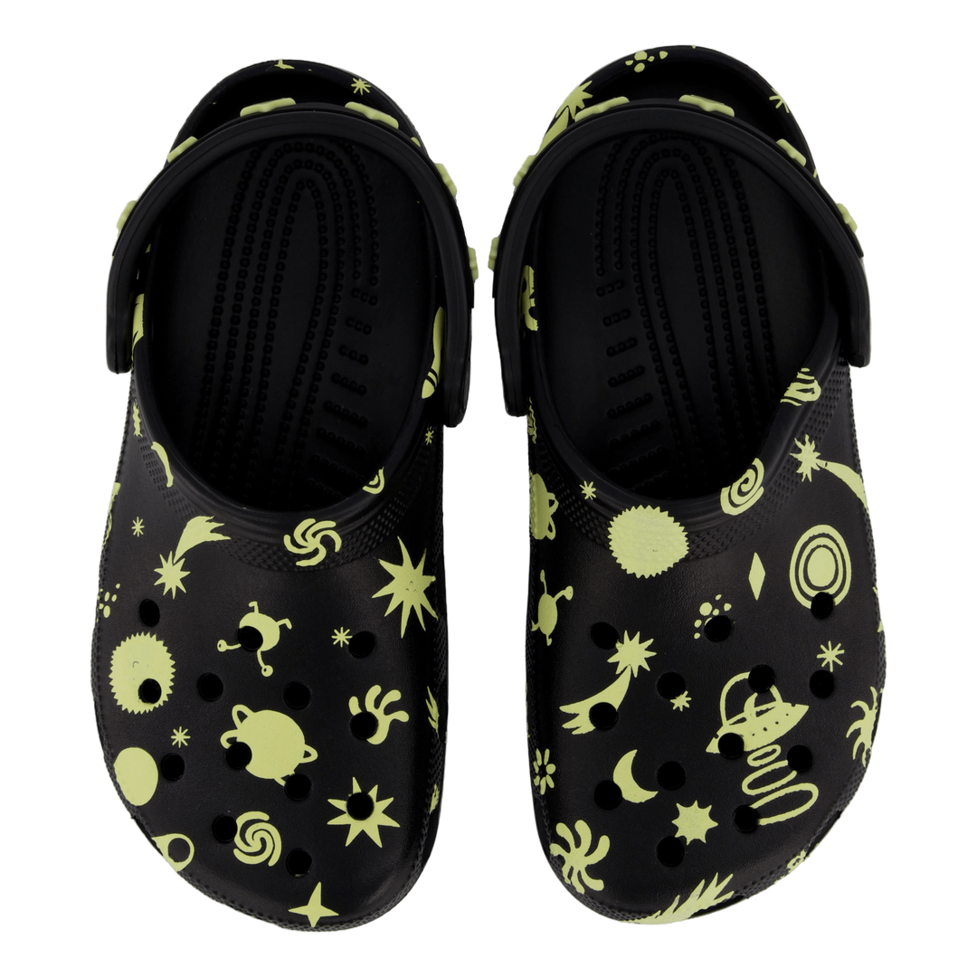 Classic Glow Space Clog K Black