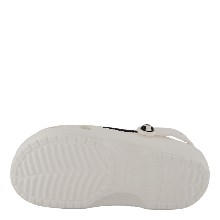 Classic Soccer Ball Clog K White/black