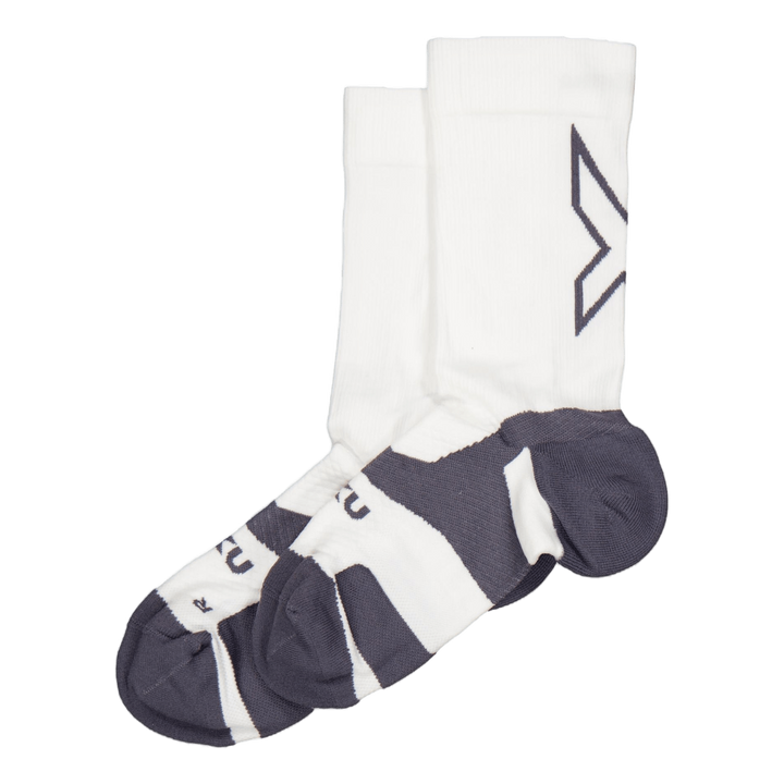 Vectr Light Cushion Crew Sock White/grey