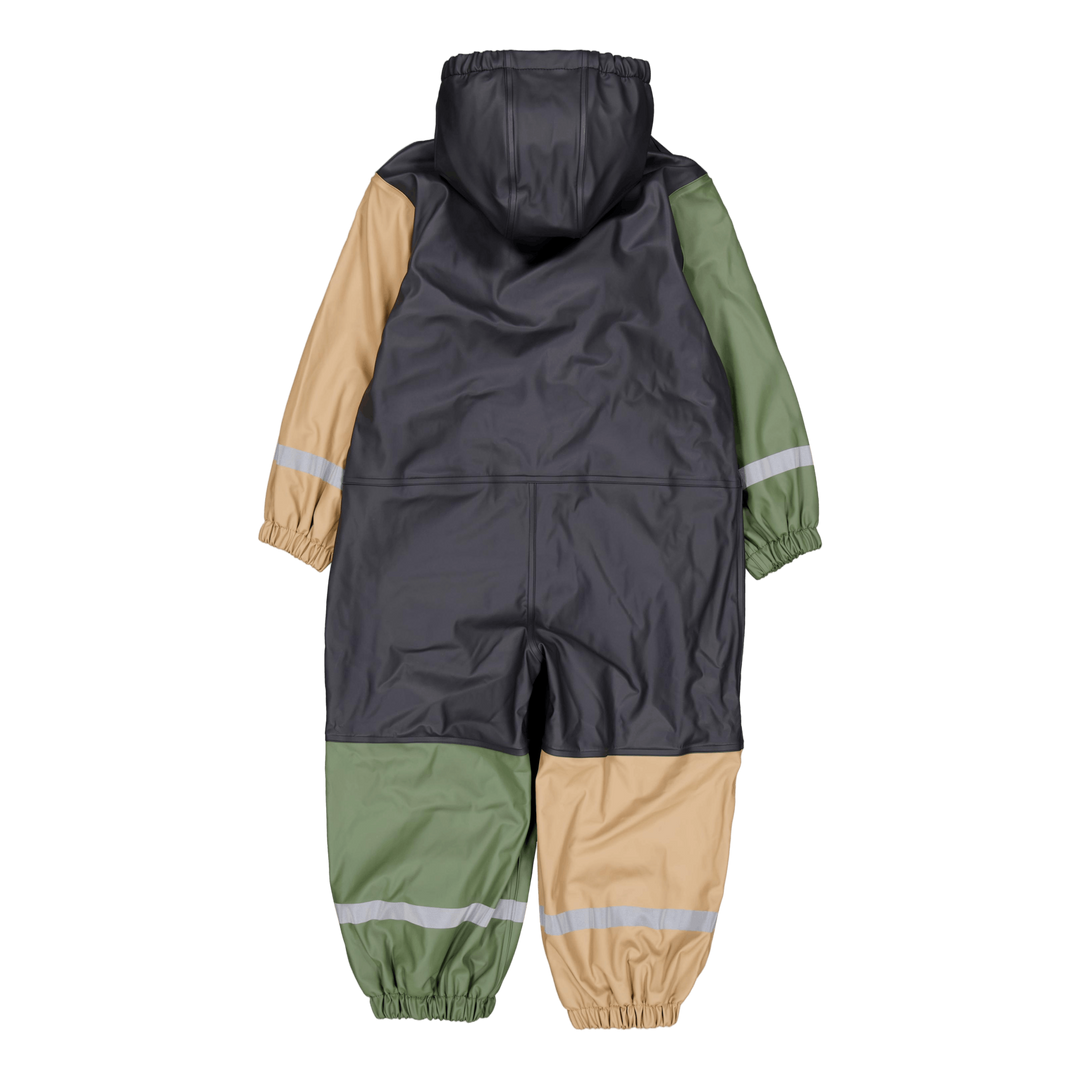 Fagerhult Rain Baby Overall, F Anth/green