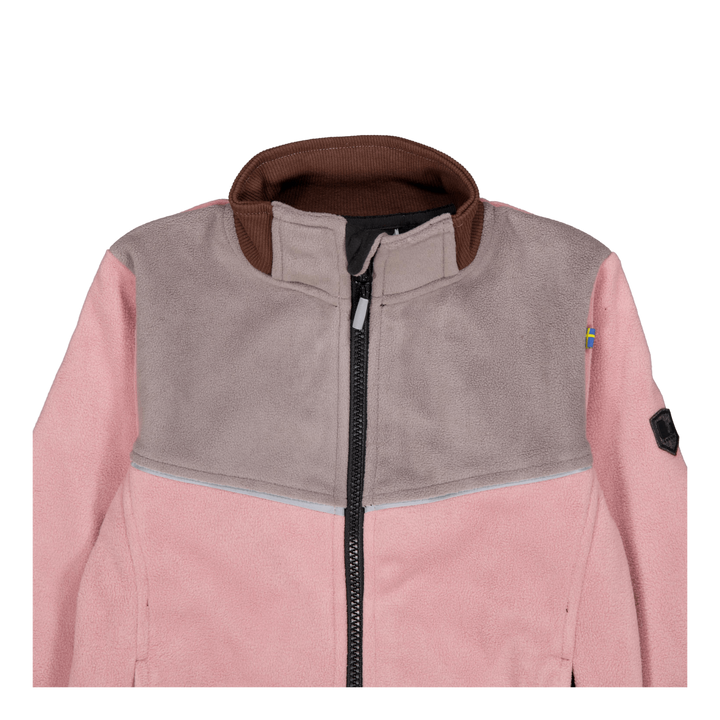 Stormy Jacket, Windfleece Grey/blush