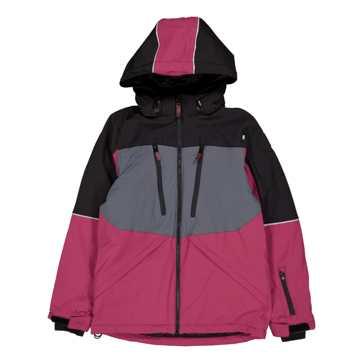 Alpine Winter Jacket Black/cerise