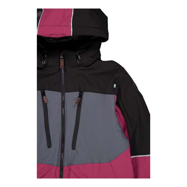 Alpine Winter Jacket Black/cerise