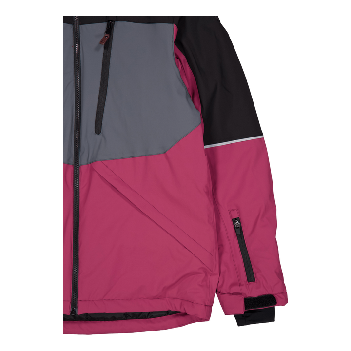 Alpine Winter Jacket Black/cerise