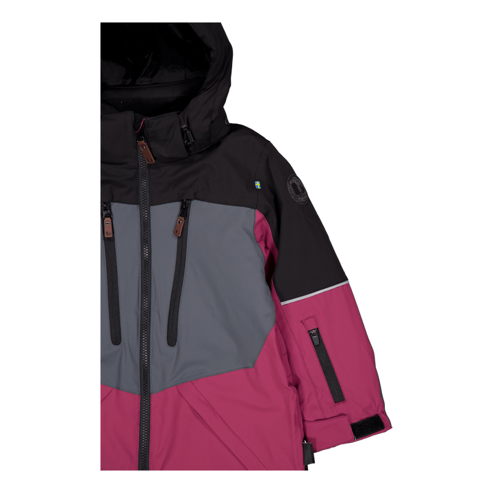 Alpine Winter Overall Black/cerise