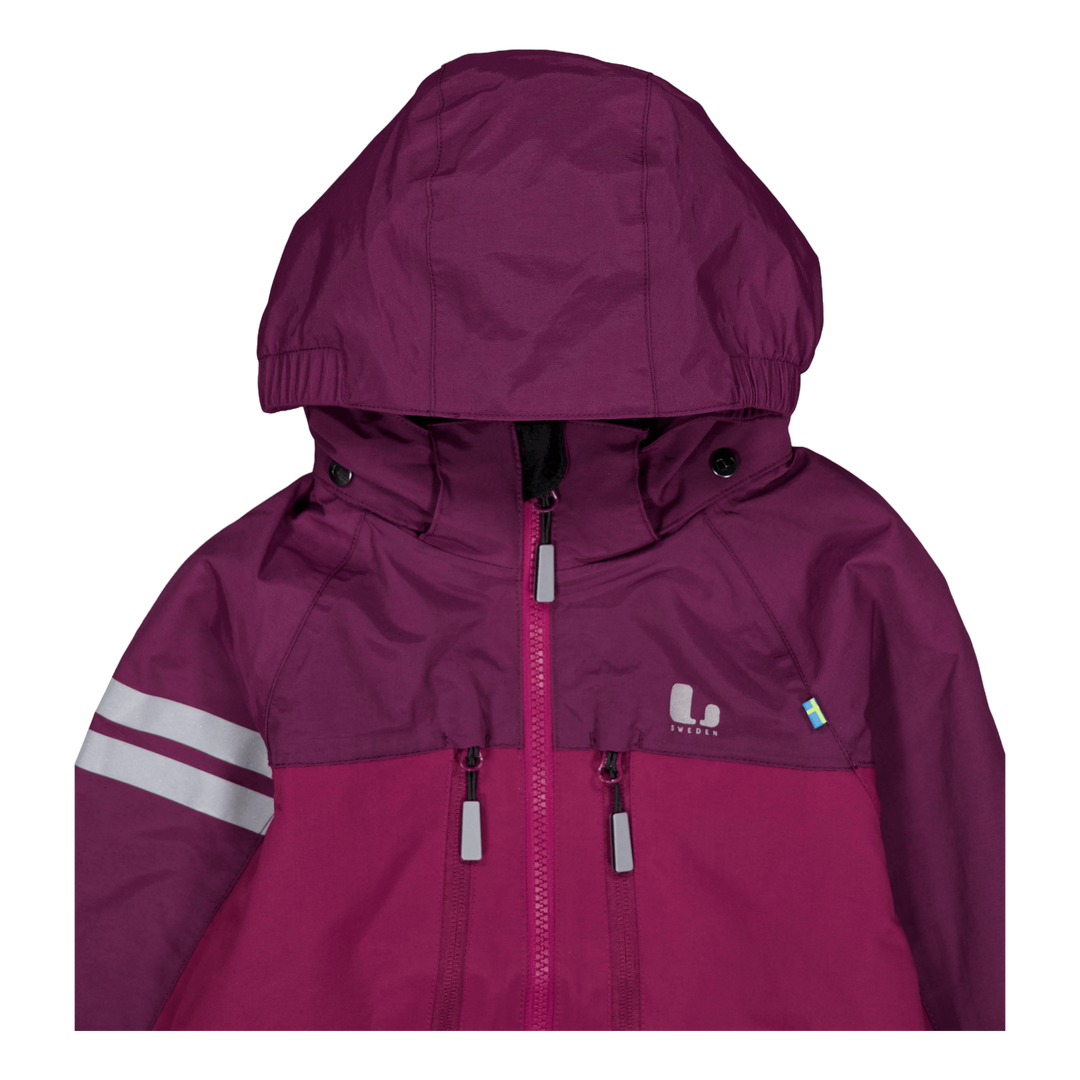 Lingbo Shell Jacket Plum/cerise