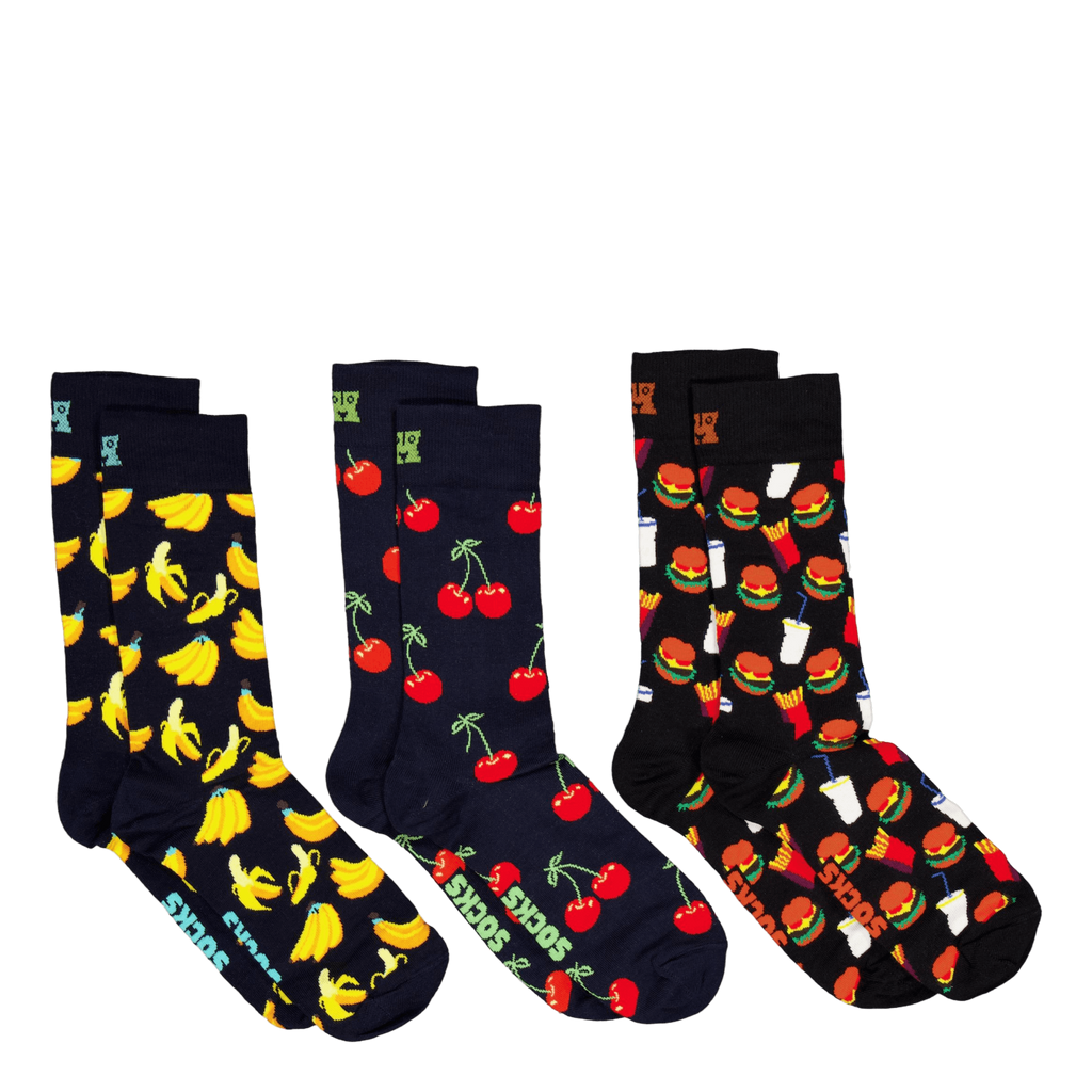 3-pack Food Socks Gift Set