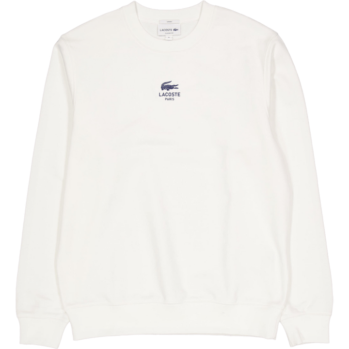 Printed Fleece Sweatshirt 70v White