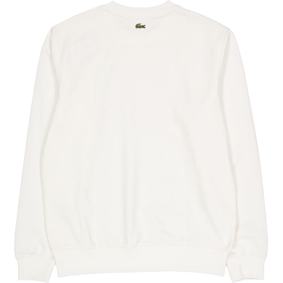 Printed Fleece Sweatshirt 70v White