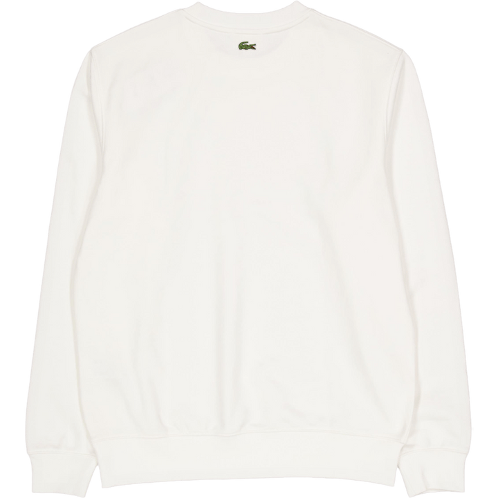 Printed Fleece Sweatshirt 70v White