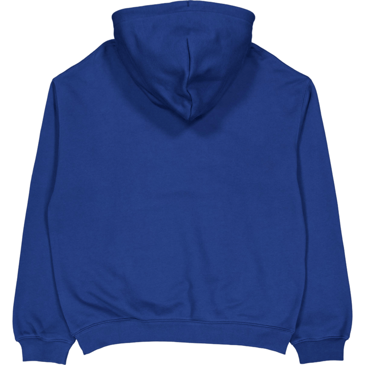 Loose Fit Badge Accent Hoodie Hbm Blue