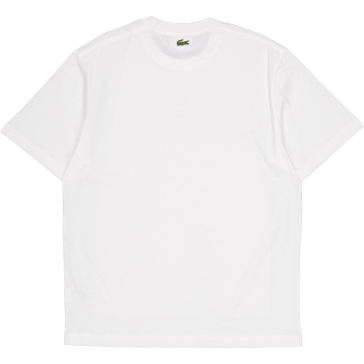 Signature Print Cotton T-shirt 70v White