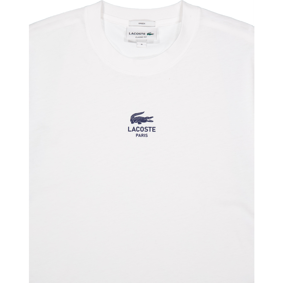 Signature Print Cotton T-shirt 70v White