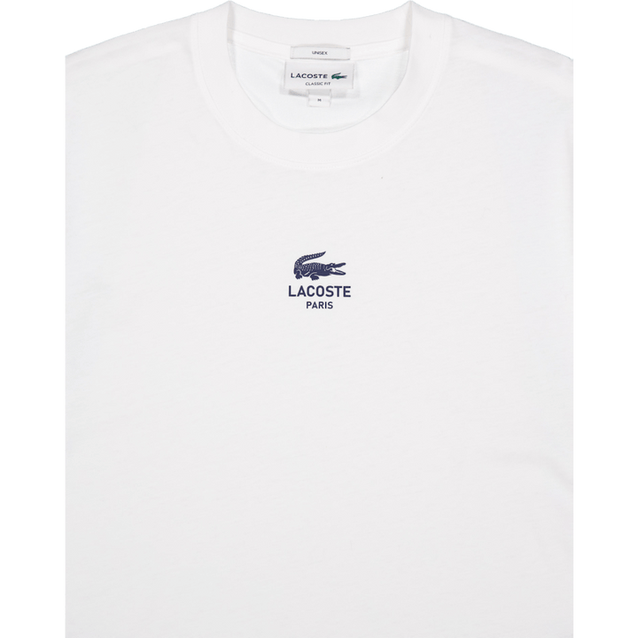 Signature Print Cotton T-shirt 70v White
