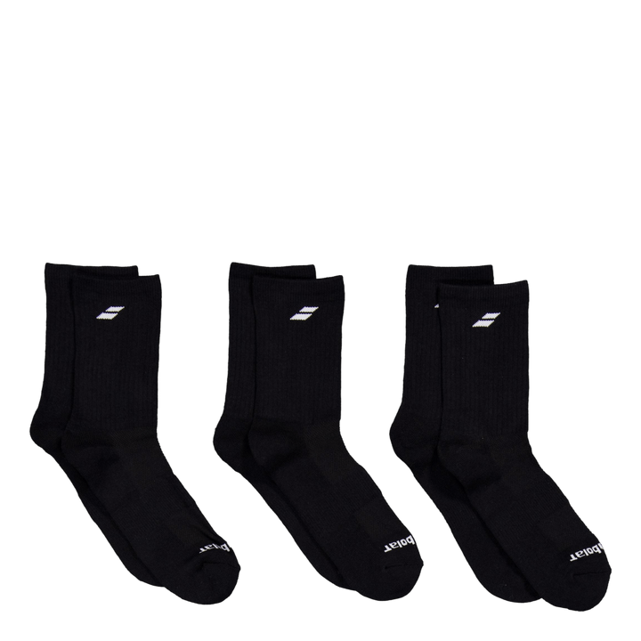 3 Pairs Pack Black