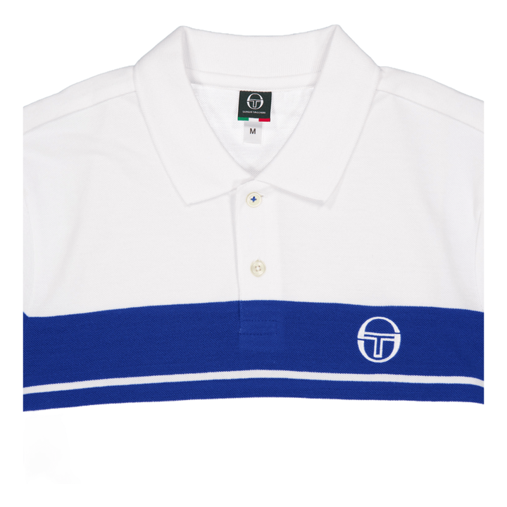 Young Line Polo White