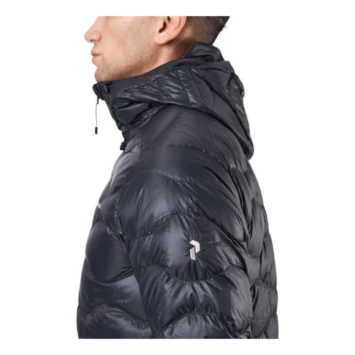 M Helium Down Hood Jacket Black