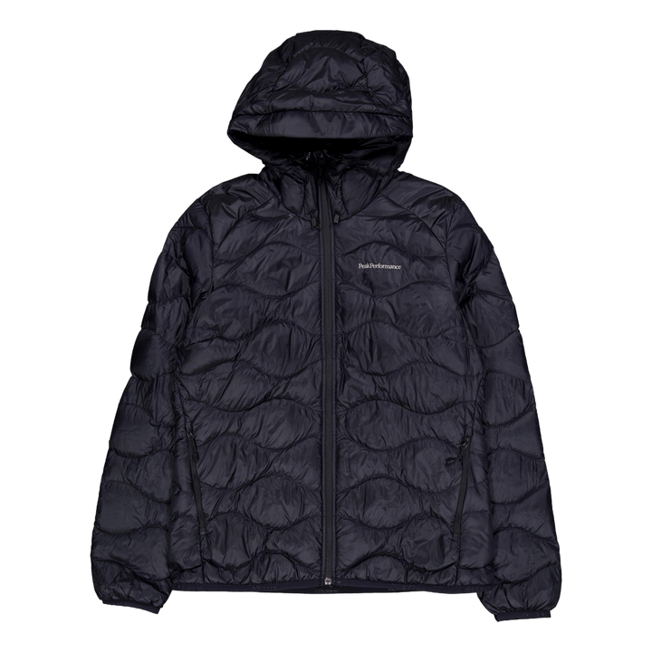 W Helium Down Hood Jacket Black