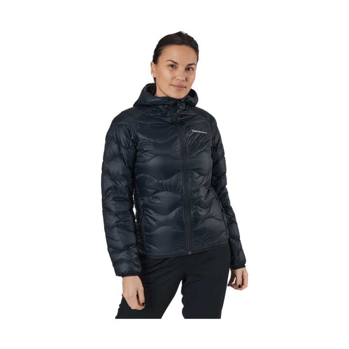 W Helium Down Hood Jacket Black