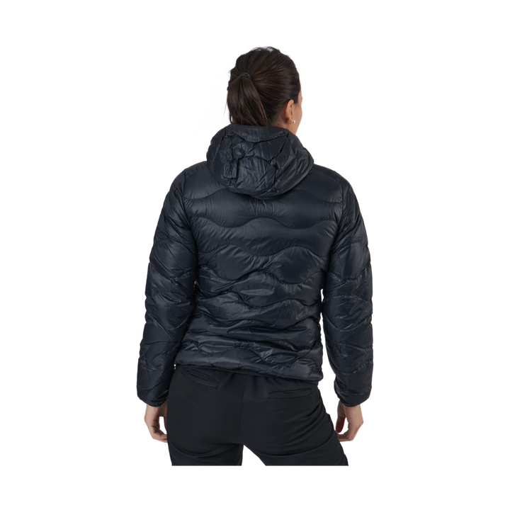 W Helium Down Hood Jacket Black