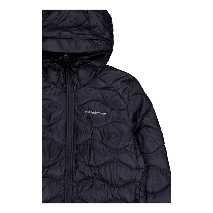 W Helium Down Hood Jacket Black