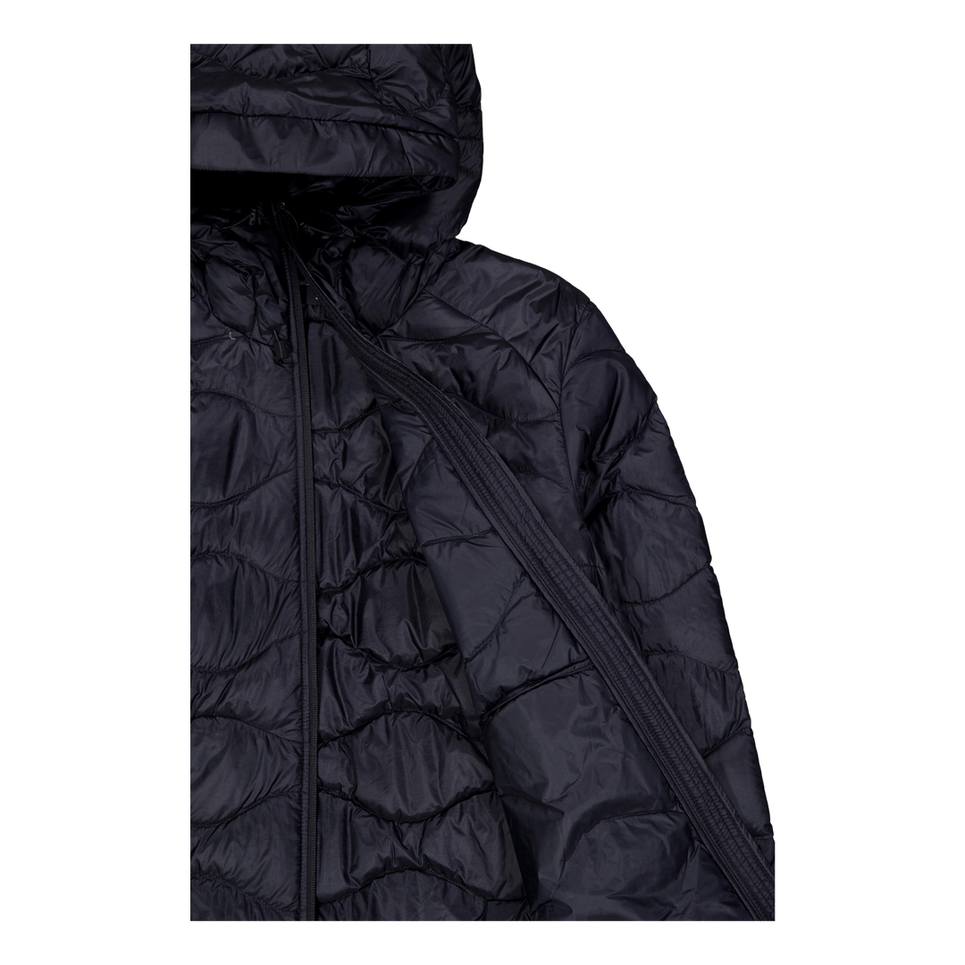 W Helium Down Hood Jacket Black