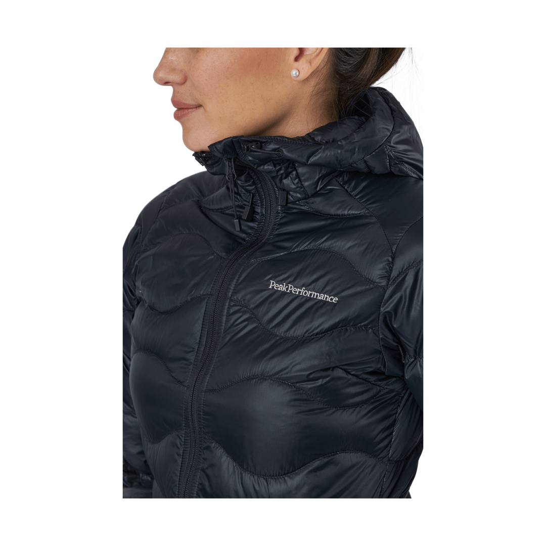 W Helium Down Hood Jacket Black