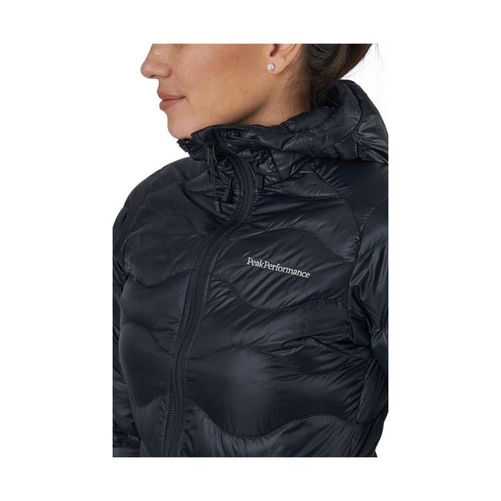 W Helium Down Hood Jacket Black