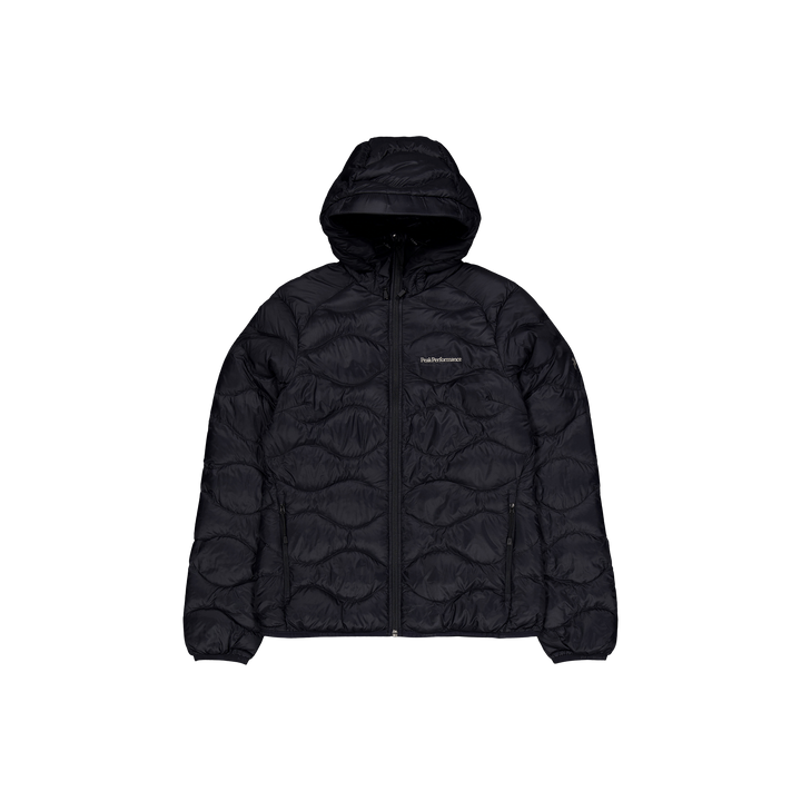 W Helium Down Hood Jacket Black