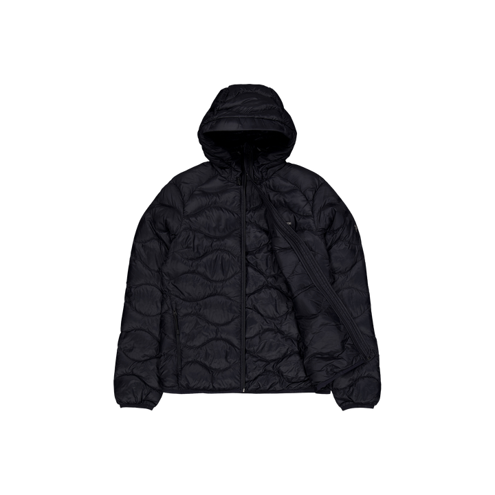 W Helium Down Hood Jacket Black