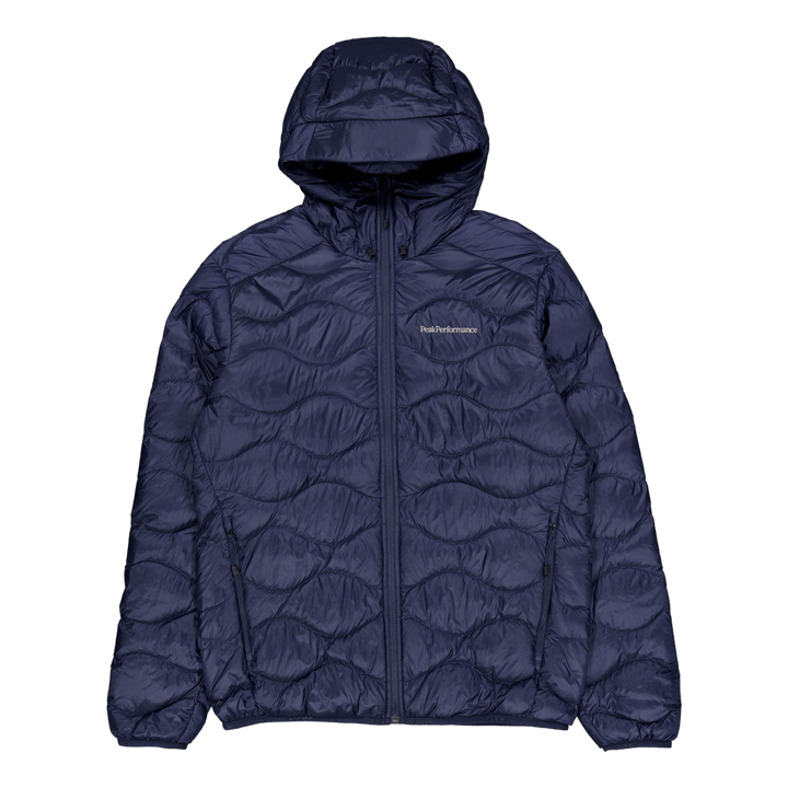 M Helium Down Hood Jacket Blue Shadow