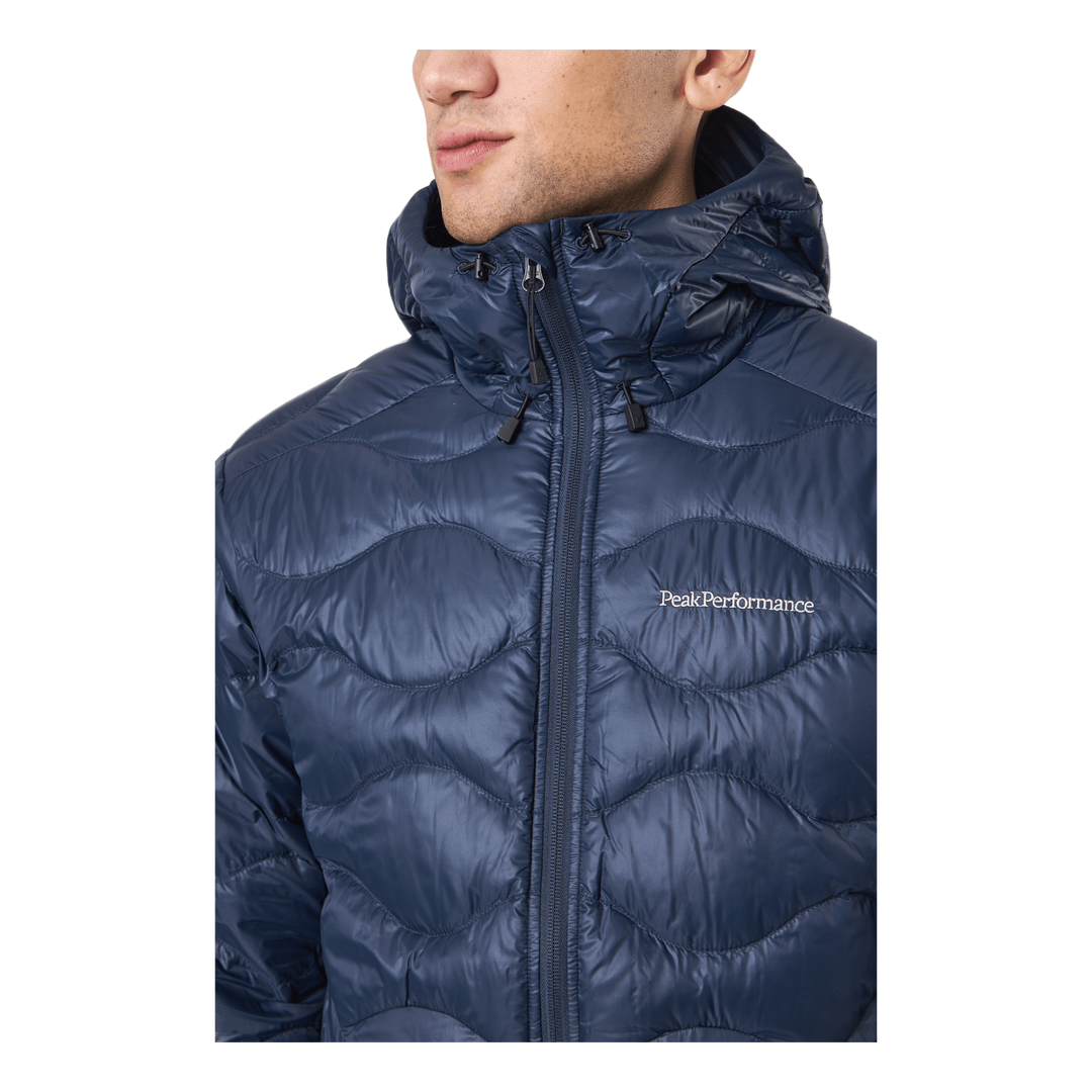 M Helium Down Hood Jacket Blue Shadow