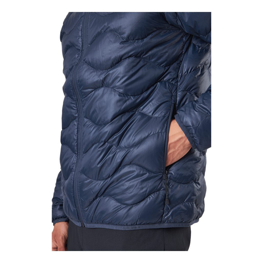 M Helium Down Hood Jacket Blue Shadow