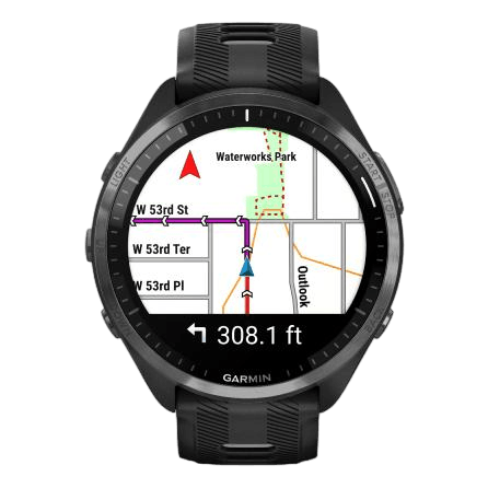 Forerunner 965, Gps, Emea, Bla Black