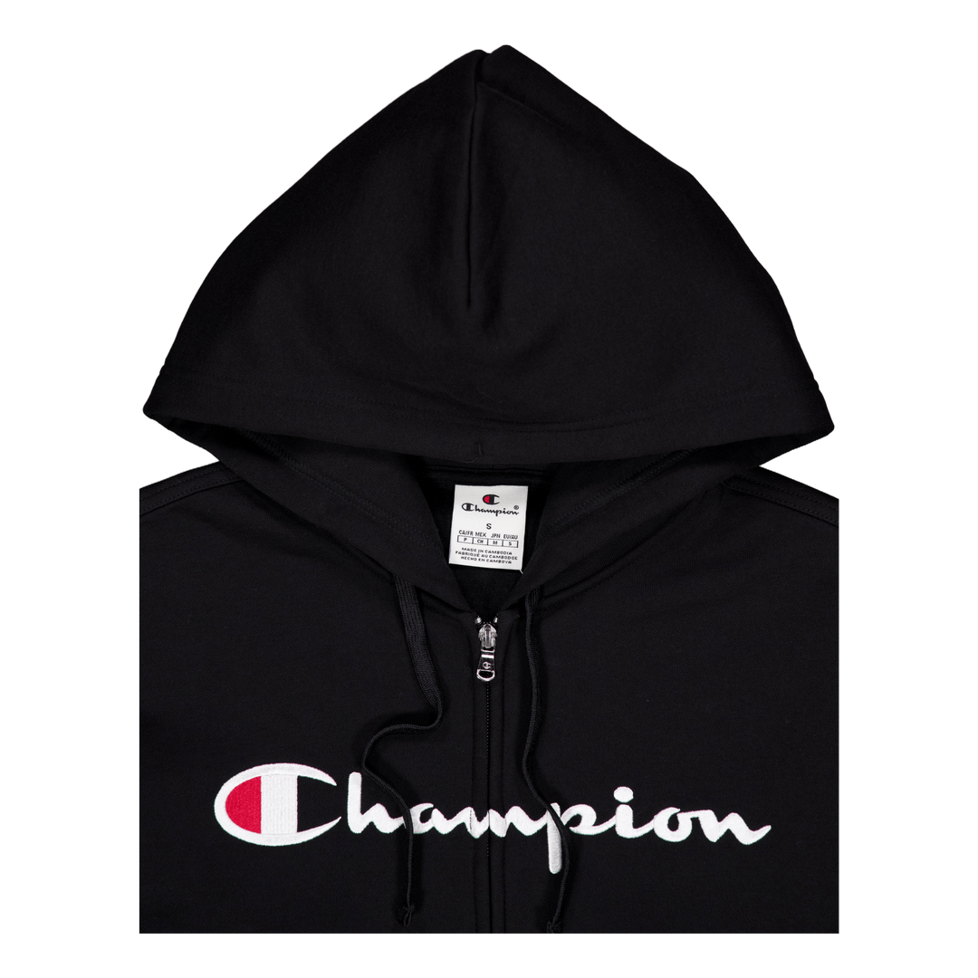 Hooded Full Zip Sweatshirt Black Beauty