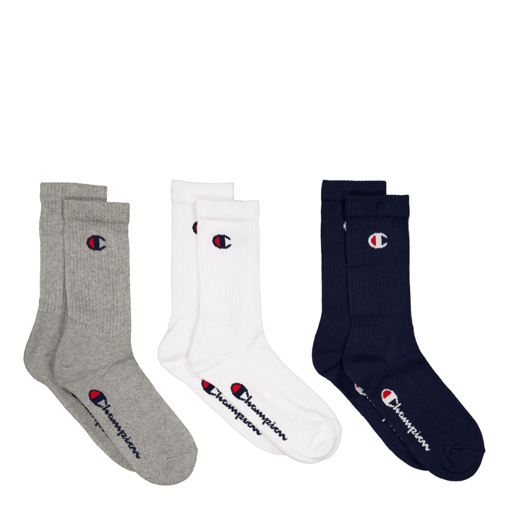 3pk Crew Socks Sky Captain A