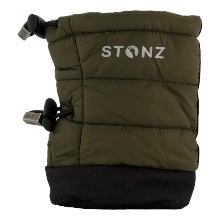 Stonz Toddler Puffer Booties Green