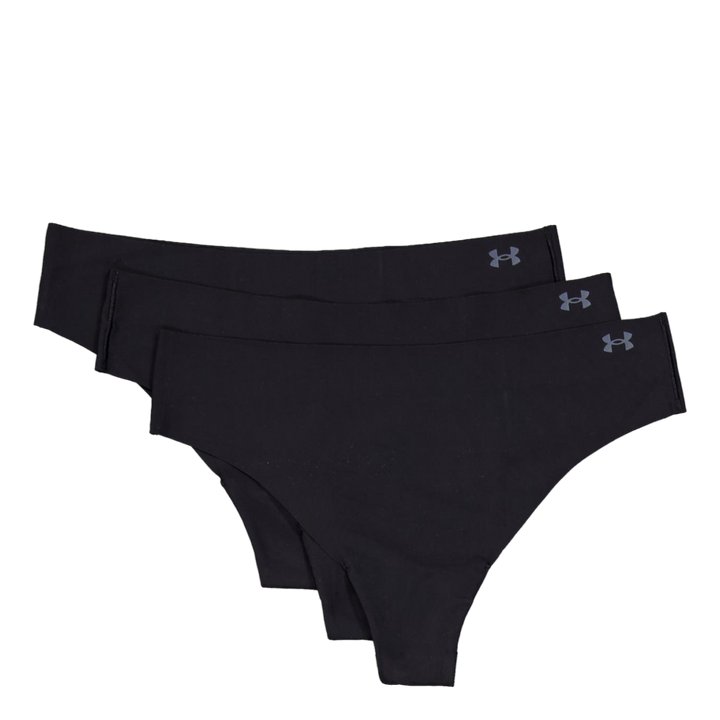 Ua Pure Stretch No Show Thong  Black