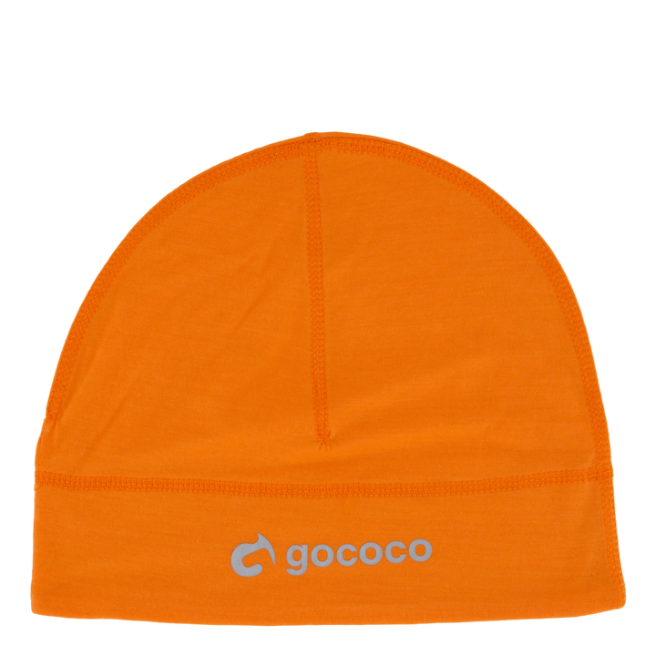 Thin Running Hat Wool Orange Orange