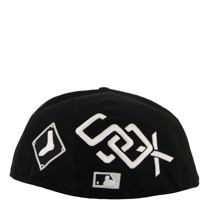 Mlb Coops Patch 59fifty Chiwh Blk