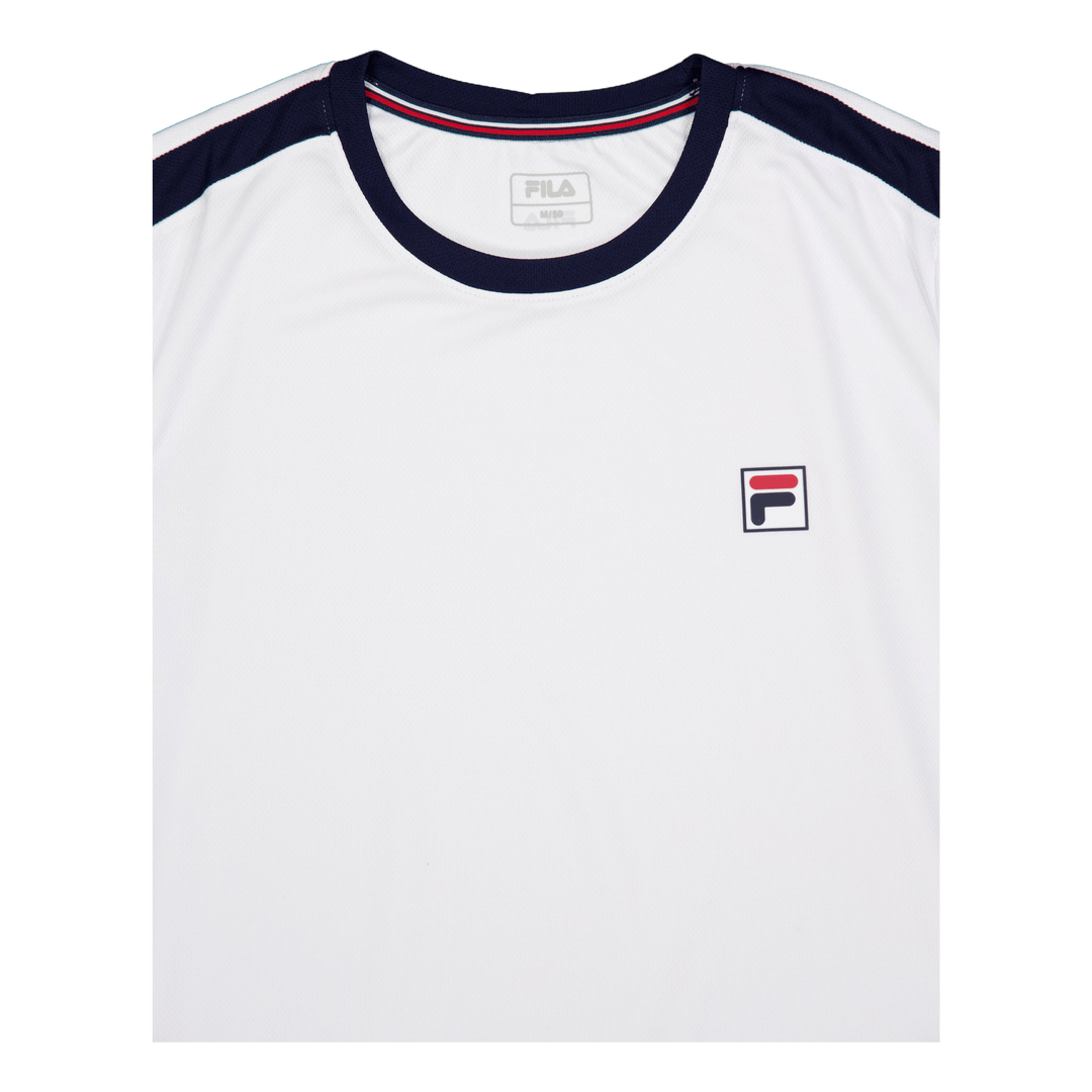 T-shirt Elias White/navy