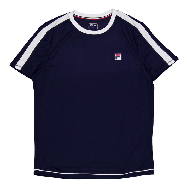 T-shirt Elias Navy/white