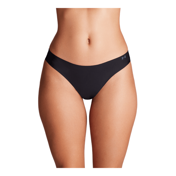 Ua Pure Stretch No Show Thong  Black