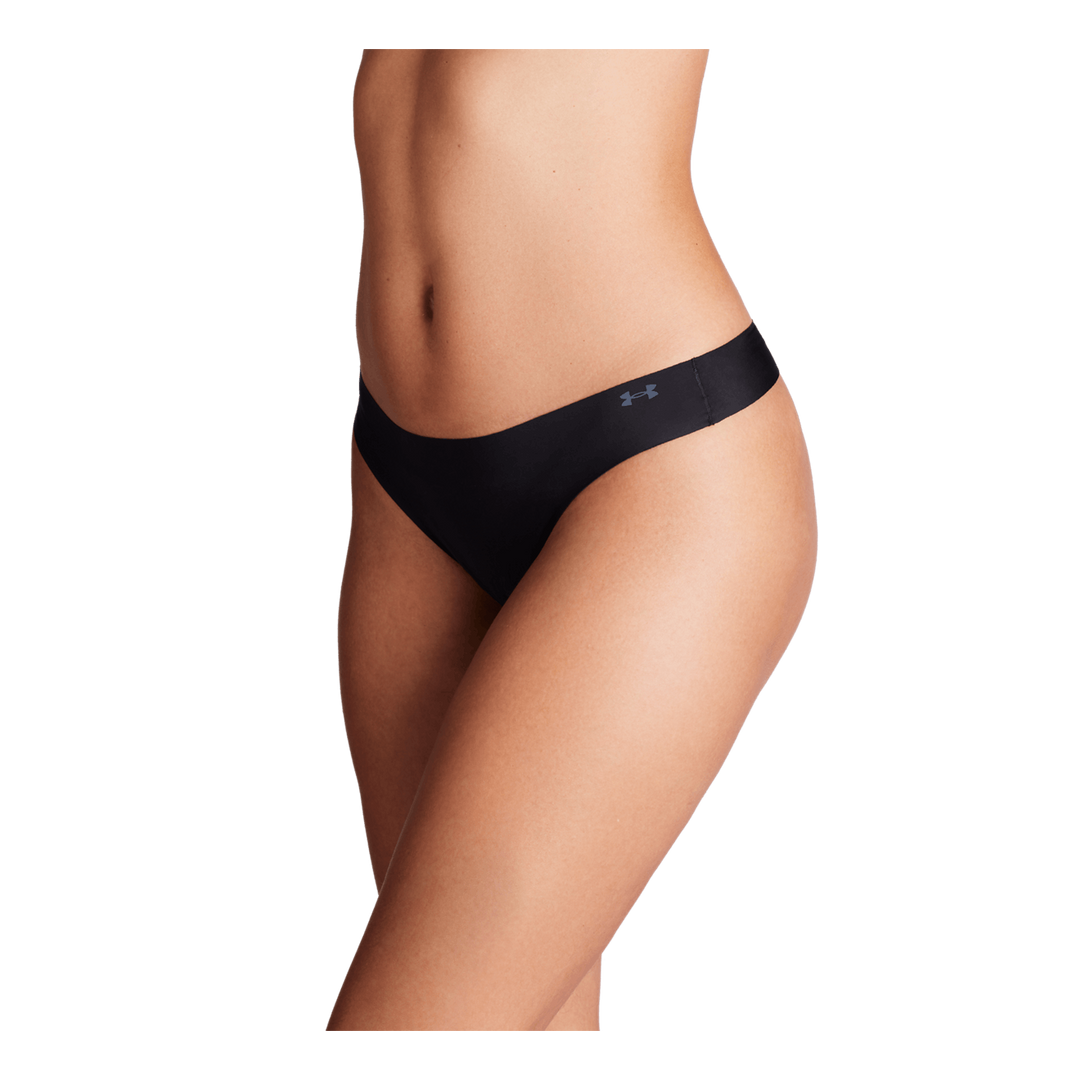 Ua Pure Stretch No Show Thong  Black