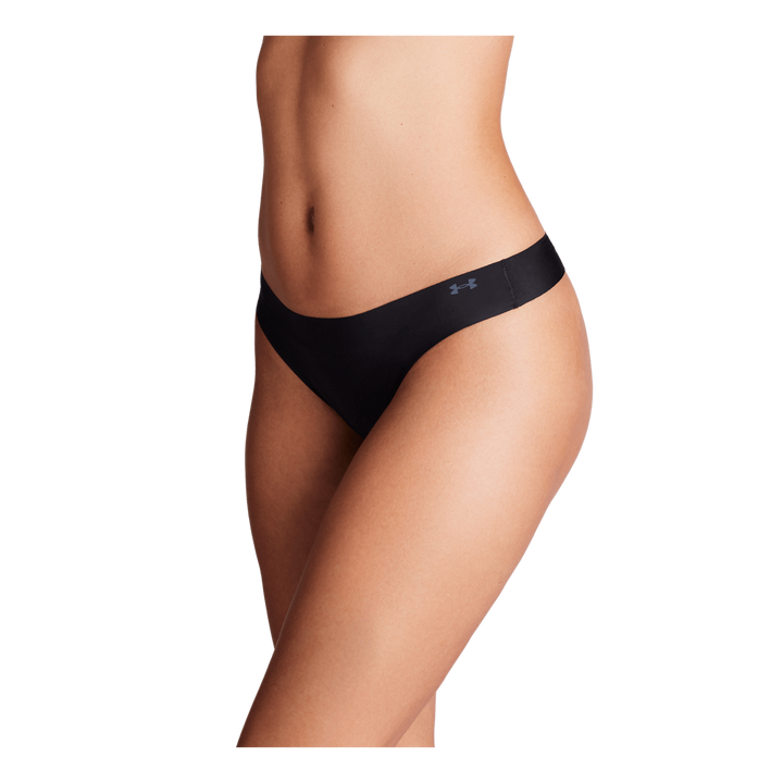 Ua Pure Stretch No Show Thong  Black