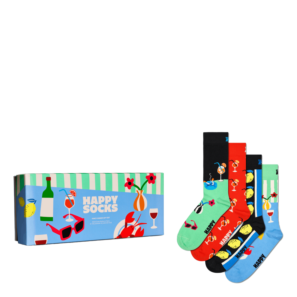4-pack Fancy Dinner Socks Gift