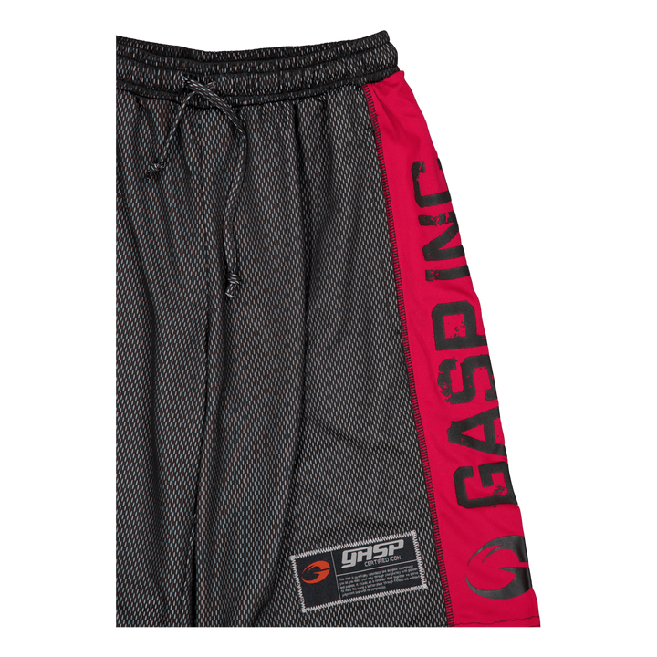 No1 mesh shorts Black/Red