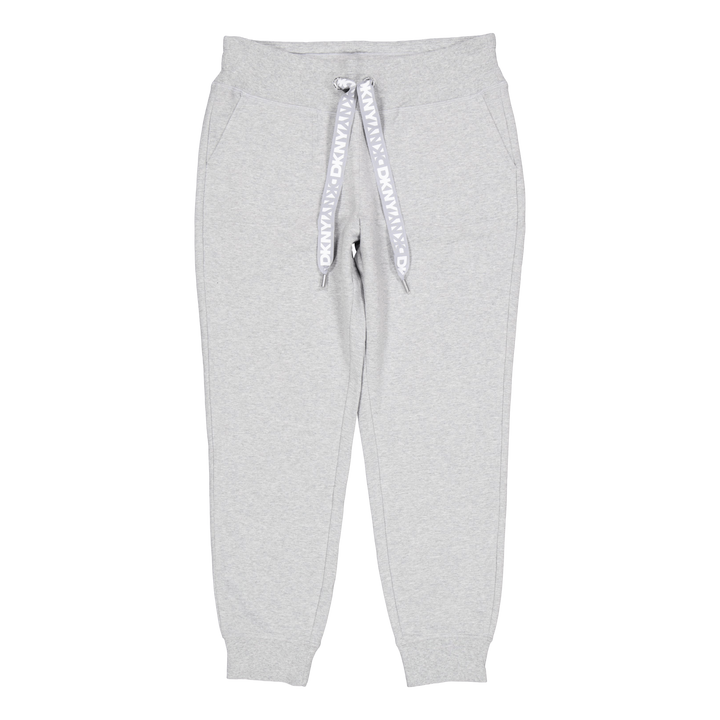 Two Tone Logo Drawcord Jogger Pearl Grey Heather