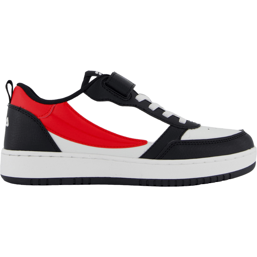 Fila Rega Nf Velcro Kids Black-fila Red